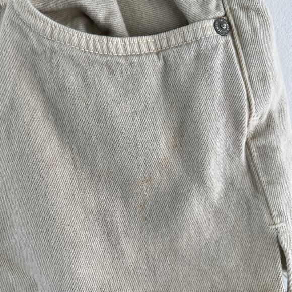 Citizens of Humanity Annabelle Beige Cut Off Shorts Mid-Rise Button-Fly Size 25 - Picture 4 of 10